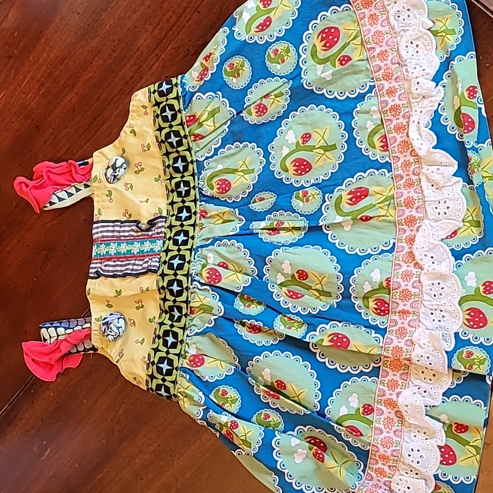 Matilda Jane Knot dress with strawberries